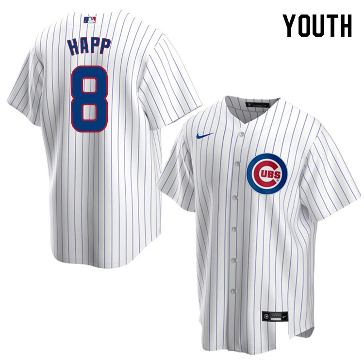 Nike Youth #8 Ian Happ Chicago Cubs Baseball Jerseys Sale-White